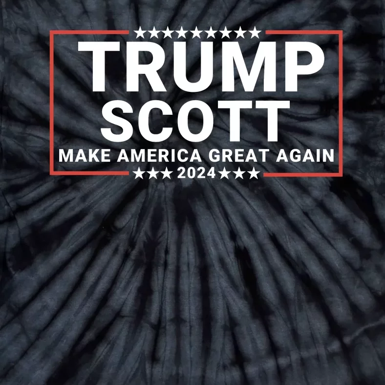 Trump Scott 2024 Make America Great Again Tie-Dye T-Shirt