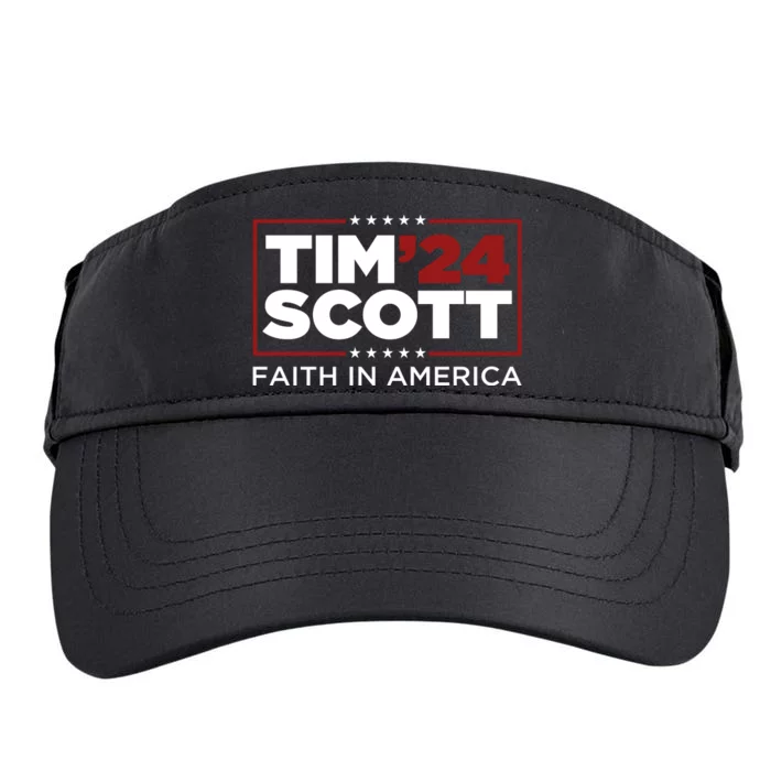 Tim Scott 2024 For President Election Campaign Republican Adult Drive Performance Visor