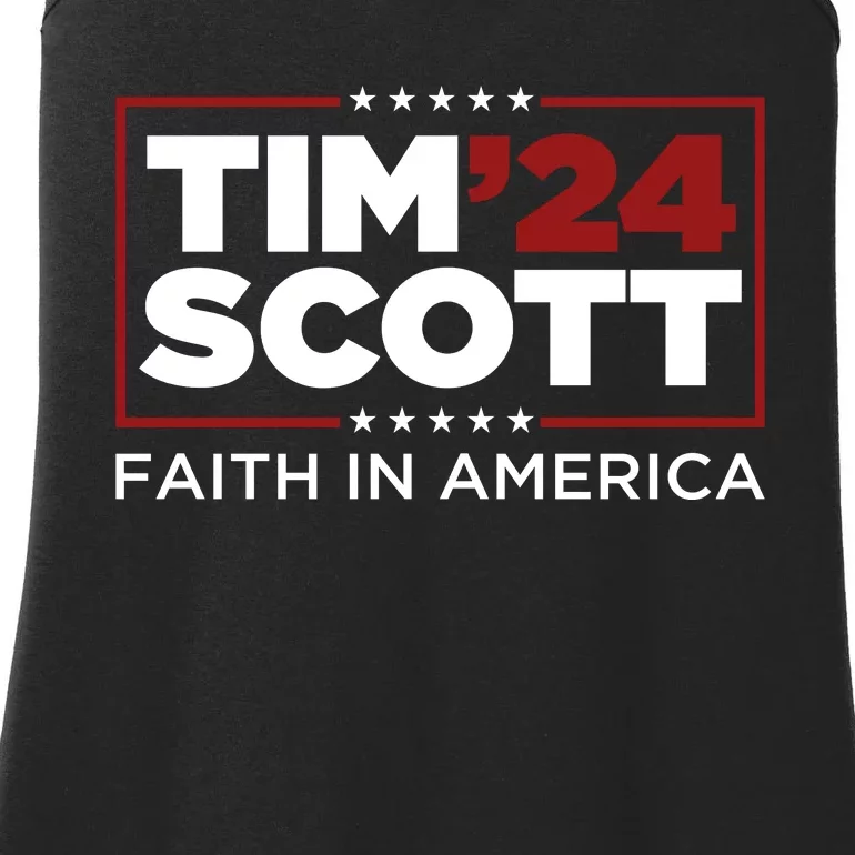 Tim Scott 2024 For President Election Campaign Republican Ladies Essential Tank