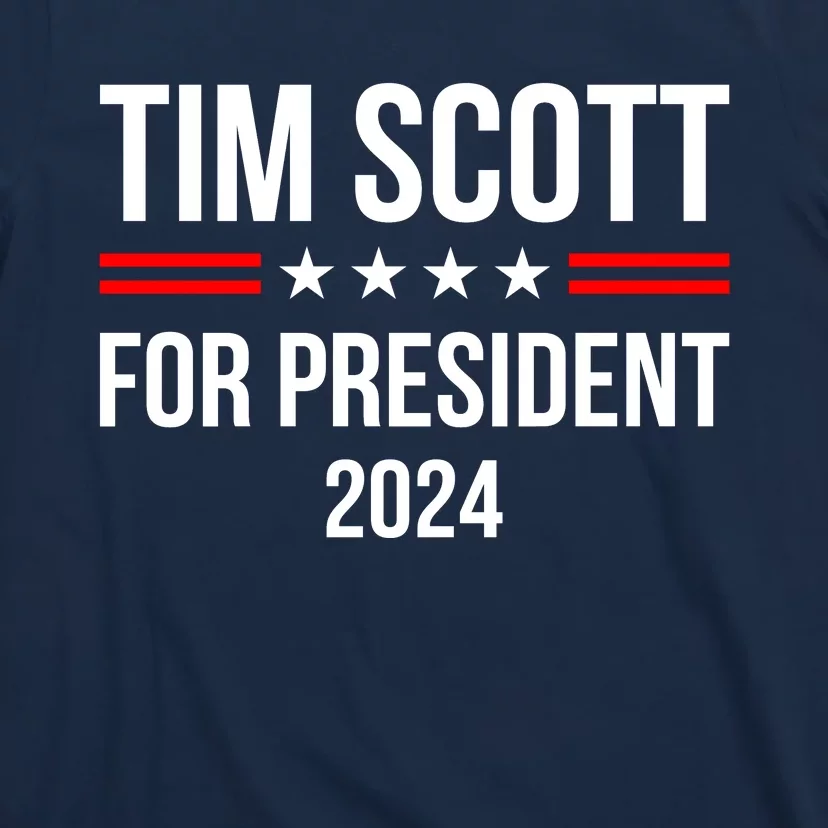 Tim Scott 2024 For President Election Campaign Republican T-Shirt