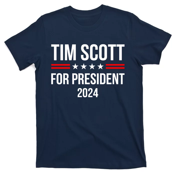 Tim Scott 2024 For President Election Campaign Republican T-Shirt