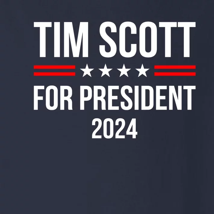 Tim Scott 2024 For President Election Campaign Republican Toddler Long Sleeve Shirt