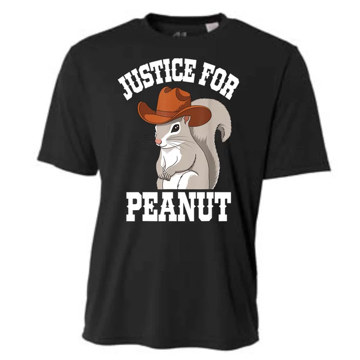 The Squirrel 2024 Justice For Peanut Gift Cooling Performance Crew T-Shirt