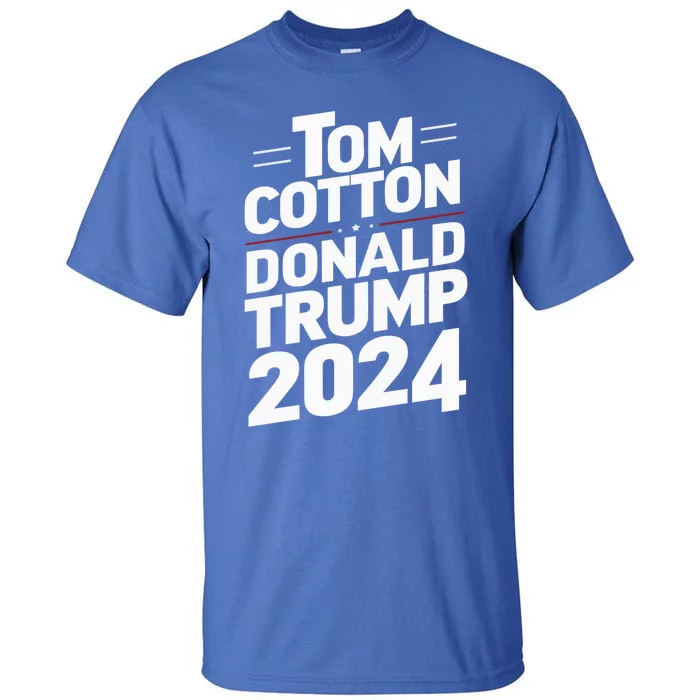 Trump Scott 2024 Election Donald Trump Tom Cotton 2024 Gift Tall T-Shirt