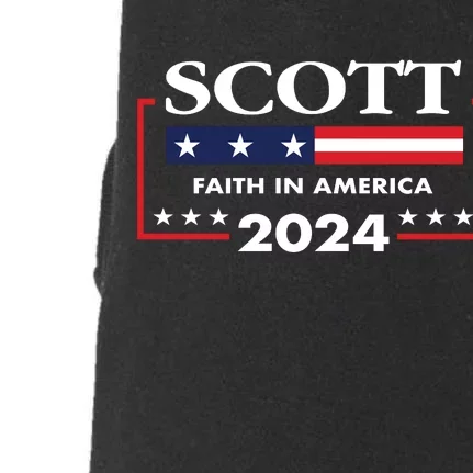 Tim Scott 2024 For President Election Campaign US Flag Doggie 3-End Fleece Hoodie