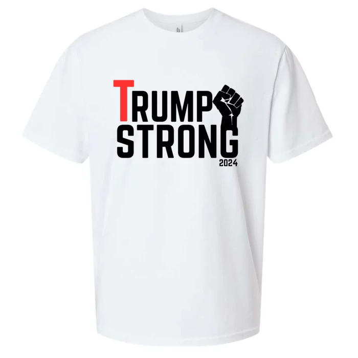 Trump Strong 2024 Sueded Cloud Jersey T-Shirt