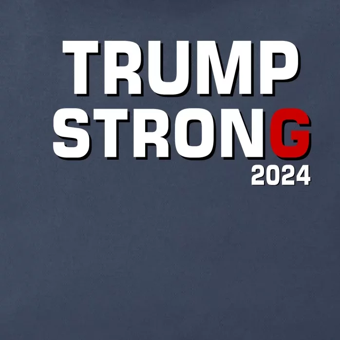 Trump Strong 2024 Zip Tote Bag