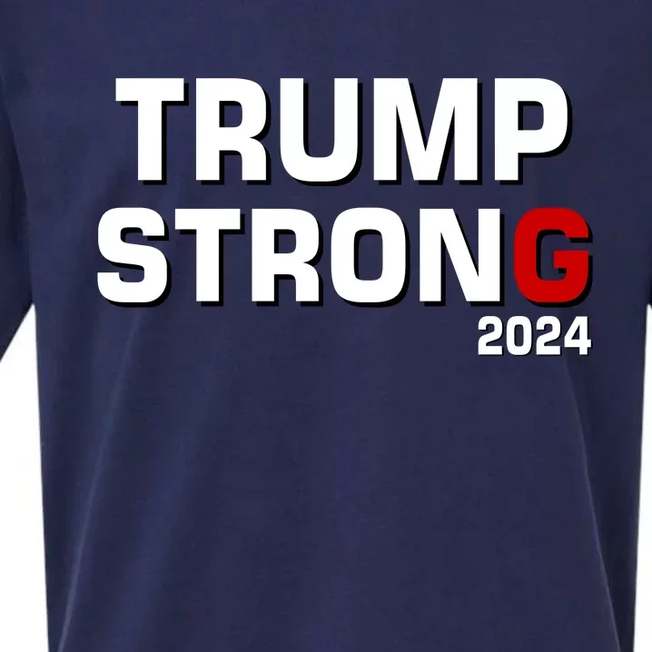 Trump Strong 2024 Sueded Cloud Jersey T-Shirt