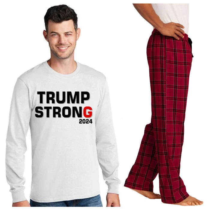 Trump Strong 2024 Long Sleeve Pajama Set