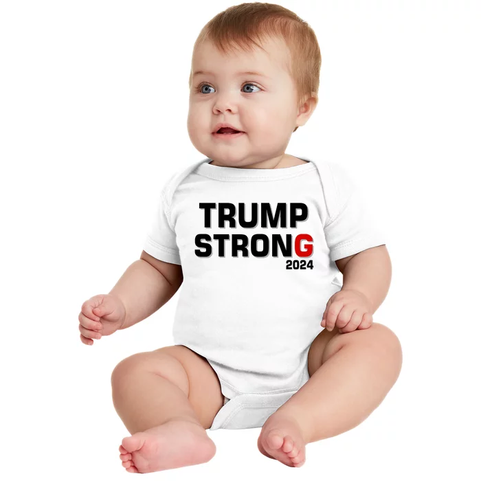 Trump Strong 2024 Baby Bodysuit