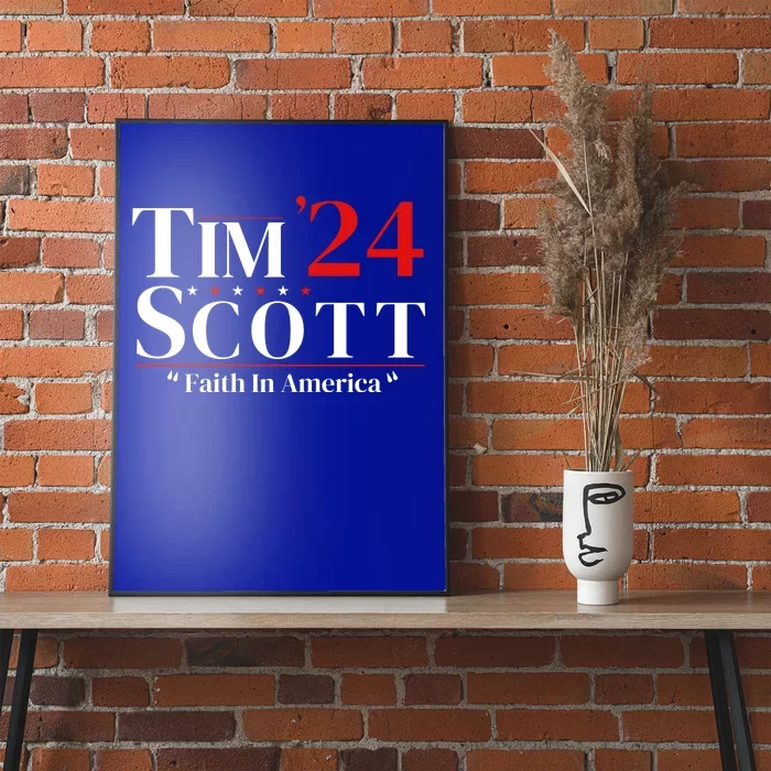 Tim Scott 2024 For President Poster