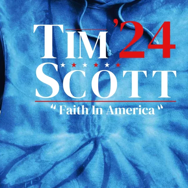 Tim Scott 2024 For President Tie Dye Hoodie