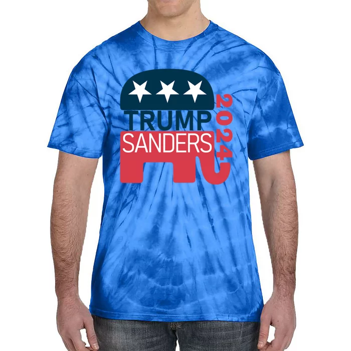 Trump Sanders 2024 President Vote Usa Election Maga Gift Tie-Dye T-Shirt