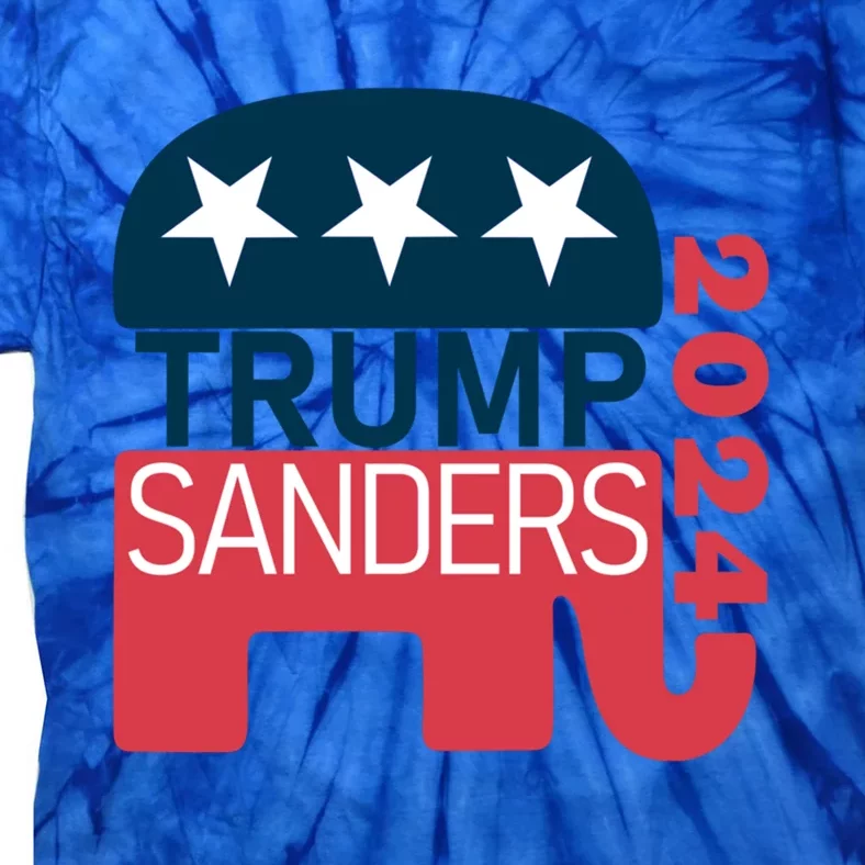 Trump Sanders 2024 President Vote Usa Election Maga Gift Tie-Dye T-Shirt