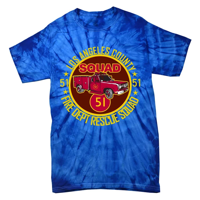 Truck Side 51 Emergency Squad Logo Essential Tie-Dye T-Shirt