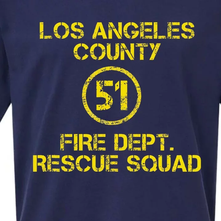 Truck Side 51 Emergency Squad Reproduction Logo Essential Sueded Cloud Jersey T-Shirt