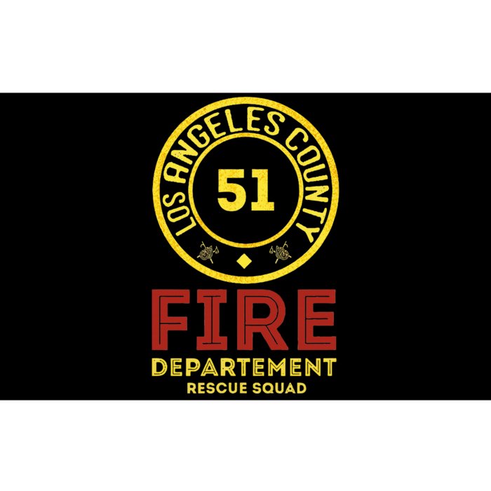 Truck Side 51 Emergency Squad Bumper Sticker