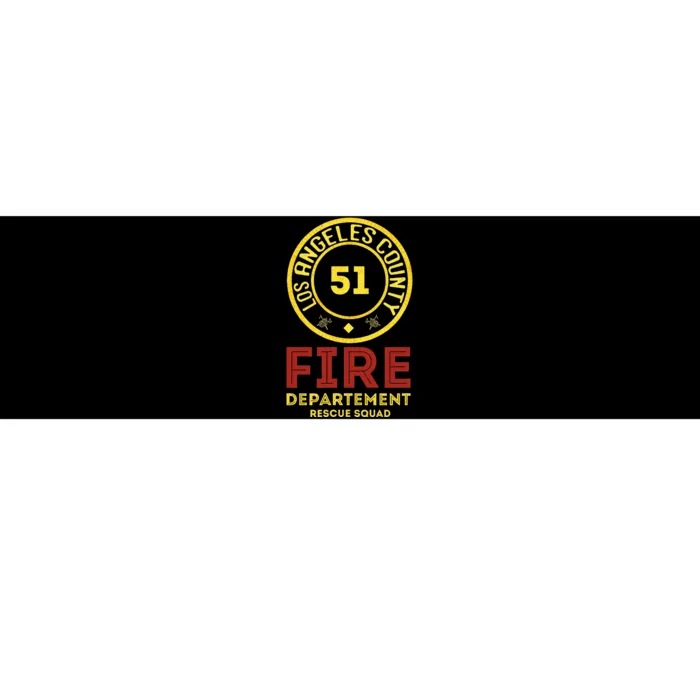 Truck Side 51 Emergency Squad Bumper Sticker