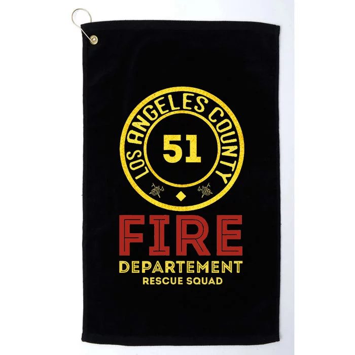 Truck Side 51 Emergency Squad Platinum Collection Golf Towel