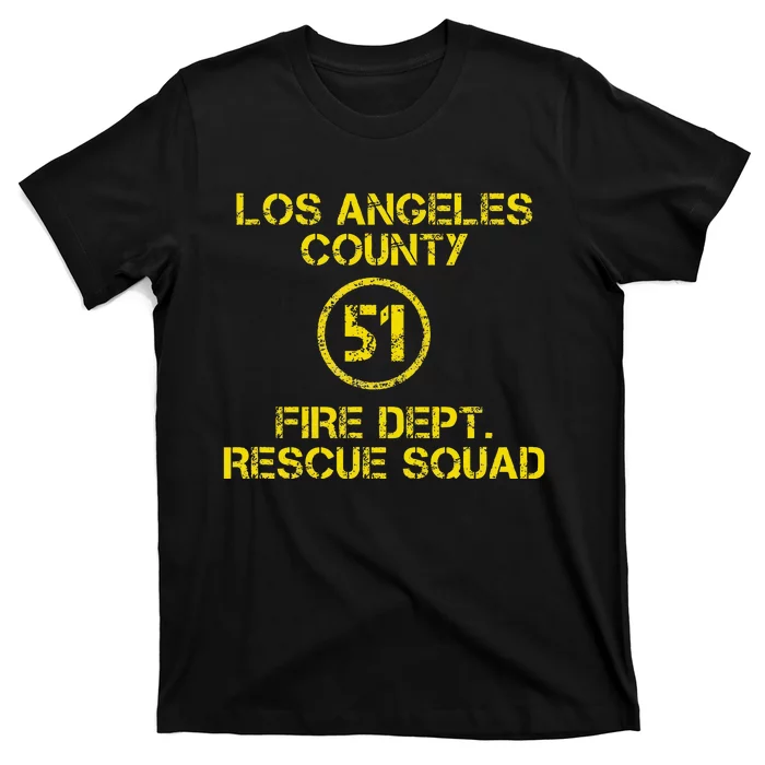 Truck Side 51 Emergency Squad Reproduction Logo Essential T-Shirt