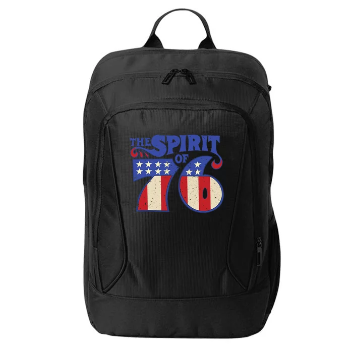 The Spirit 76 Vintage Retro 4th Of July Independence Day City Backpack