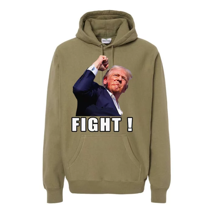 Trump Shot Attempted Assassination Shooting Premium Hoodie