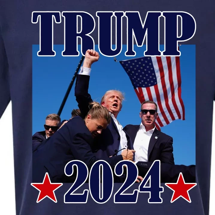 Trump Shot Assassination Attempt 2024 Fight Fight Fight Sueded Cloud Jersey T-Shirt