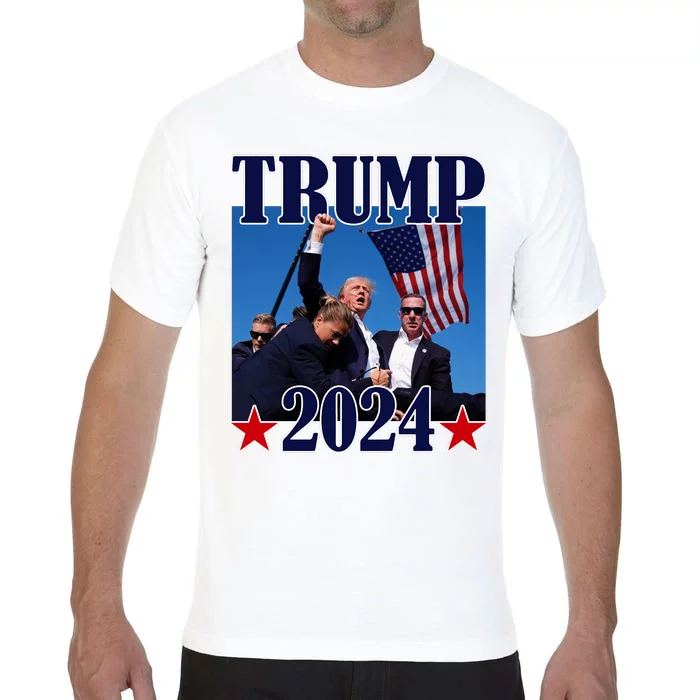 Trump Shot Assassination Attempt 2024 Fight Fight Fight Comfort Colors T-Shirt