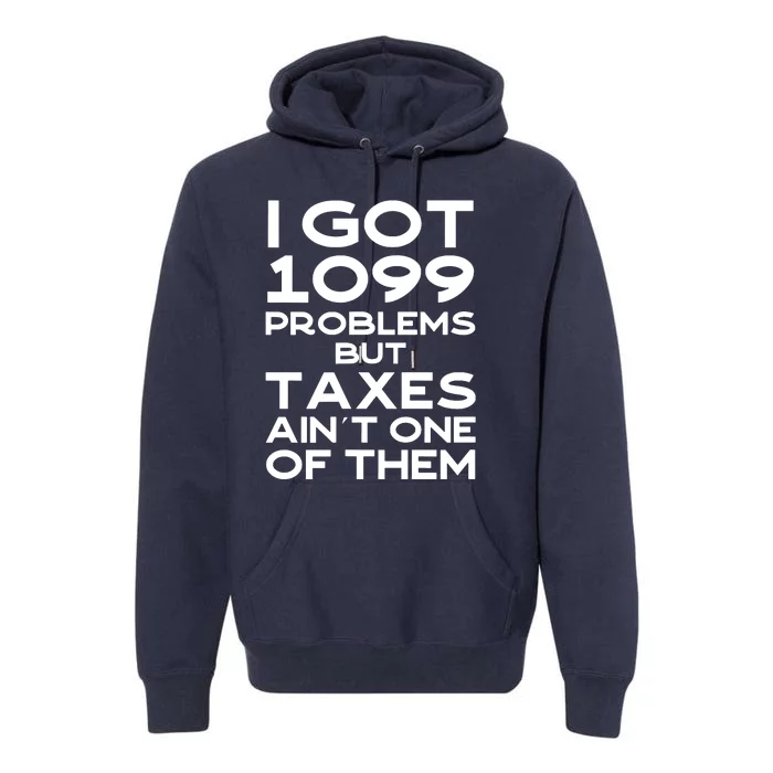 Tax Season Accountant Cpa Tax Preparer Pun Joke Gift Premium Hoodie