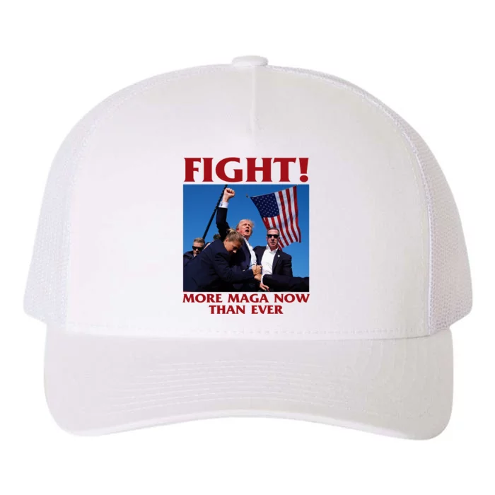 Trump Shot Assassination Fight Fight 2024 Yupoong Adult 5-Panel Trucker Hat