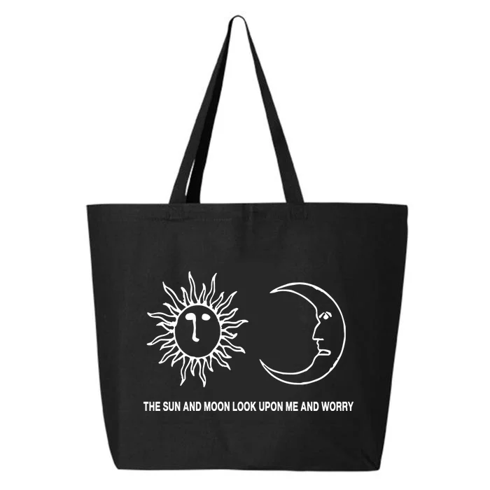 The Sun And Moon Look Upon Me And Worry 25L Jumbo Tote