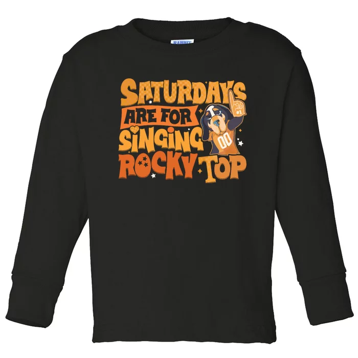 Tennessee Saturdays Are For Singing Rocky Top Sweater Rocky Top Home Toddler Long Sleeve Shirt