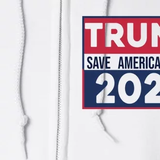 Trump Save America Again 2024 Full Zip Hoodie