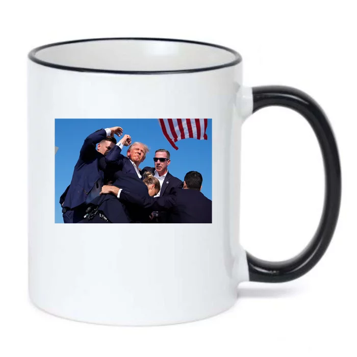 Trump Shot At Rally America Black Color Changing Mug