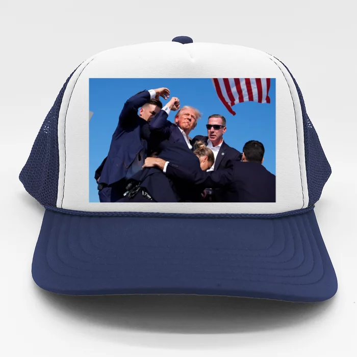 Trump Shot At Rally America Trucker Hat