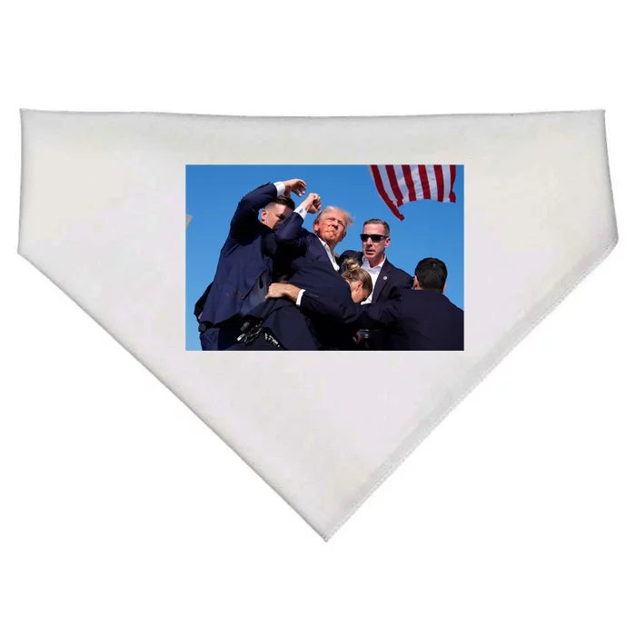 Trump Shot At Rally America USA-Made Doggie Bandana