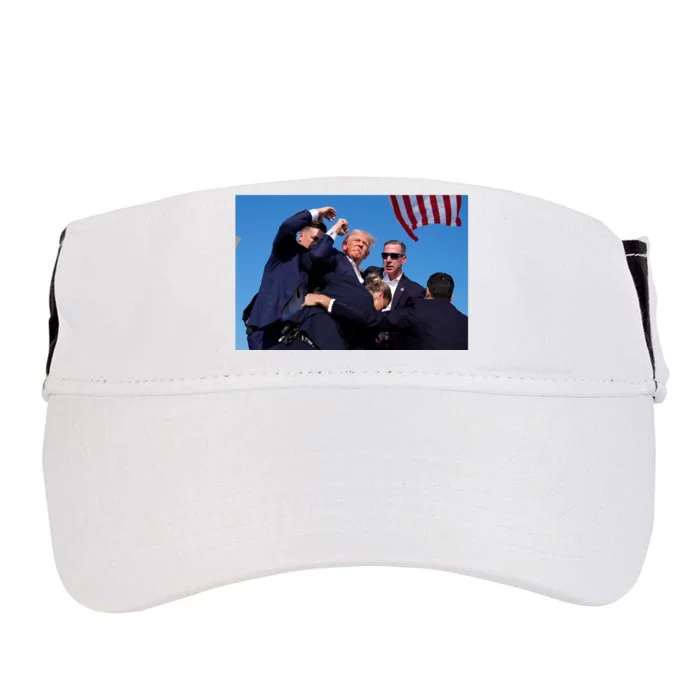 Trump Shot At Rally America Adult Drive Performance Visor