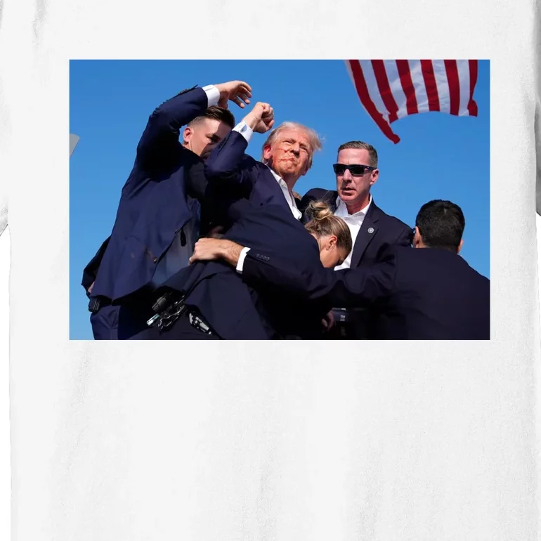 Trump Shot At Rally America Premium T-Shirt