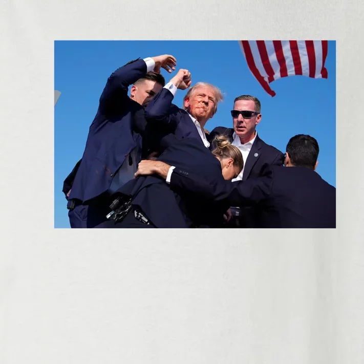 Trump Shot At Rally America Toddler Long Sleeve Shirt