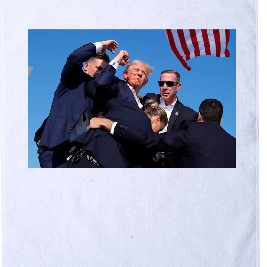 Trump Shot At Rally America Platinum Collection Golf Towel