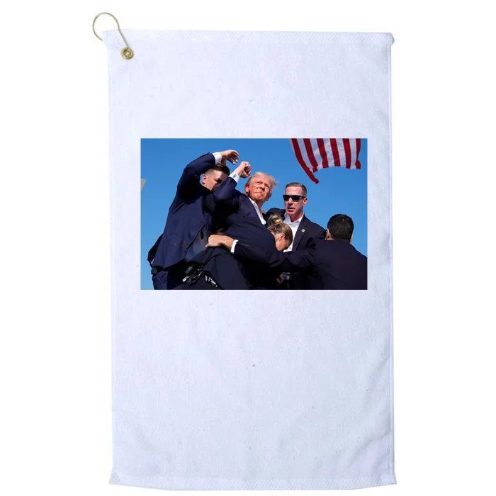 Trump Shot At Rally America Platinum Collection Golf Towel