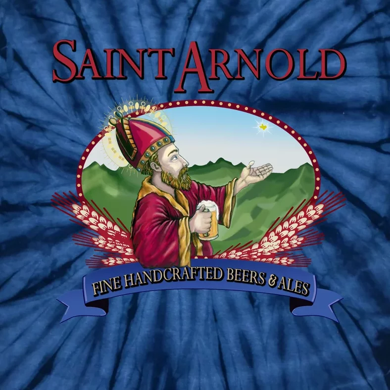 Vintage Tie Dye Tee Shirt St. Arnolds Brewery Graphic Medium 