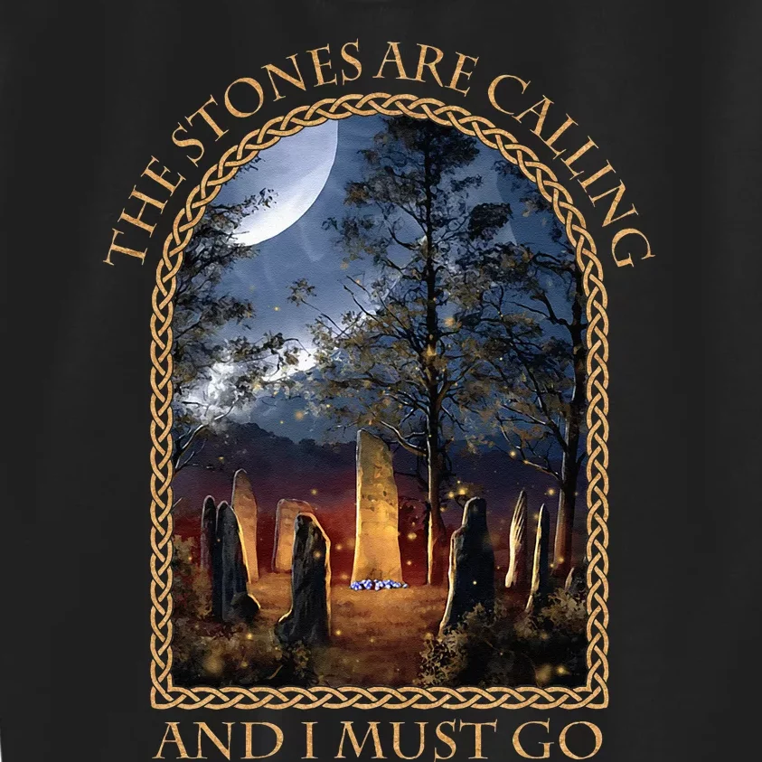 The Stones Are Calling And I Must Go Kids Sweatshirt