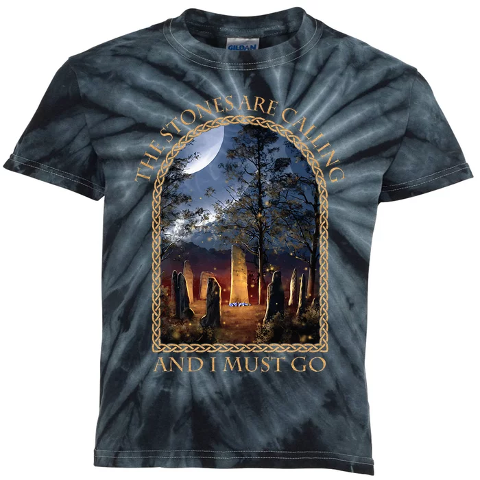 The Stones Are Calling And I Must Go Kids Tie-Dye T-Shirt