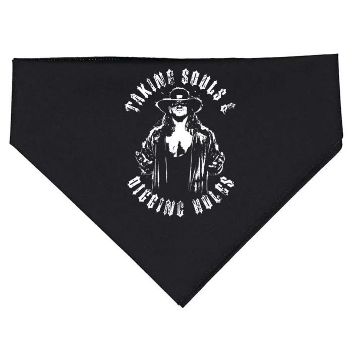 Taking Souls And Digging Holes USA-Made Doggie Bandana