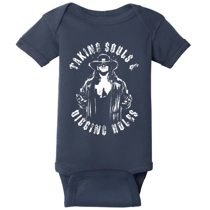 Taking Souls And Digging Holes Baby Bodysuit