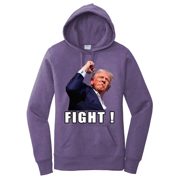 Trump Shot Attempted Assassination Shooting Top Women's Pullover Hoodie