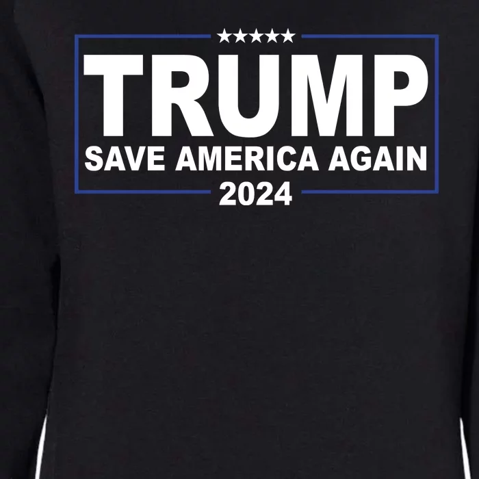 Trump Save America Again 2024 Womens California Wash Sweatshirt