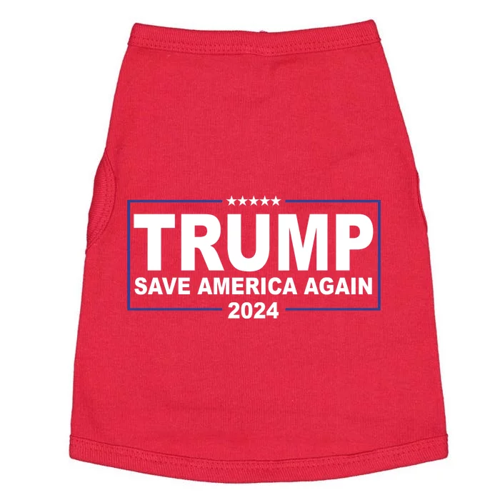 Trump Save America Again 2024 Doggie Tank