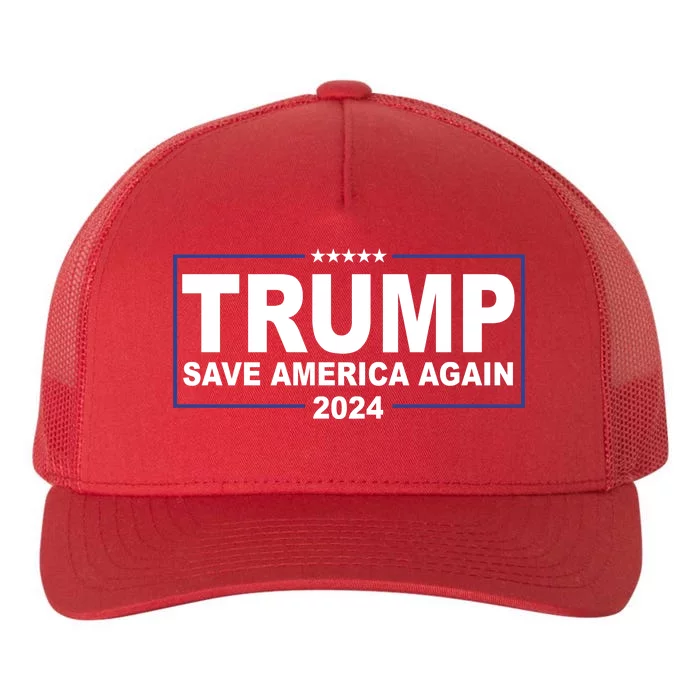 Trump Save America Again 2024 Yupoong Adult 5-Panel Trucker Hat